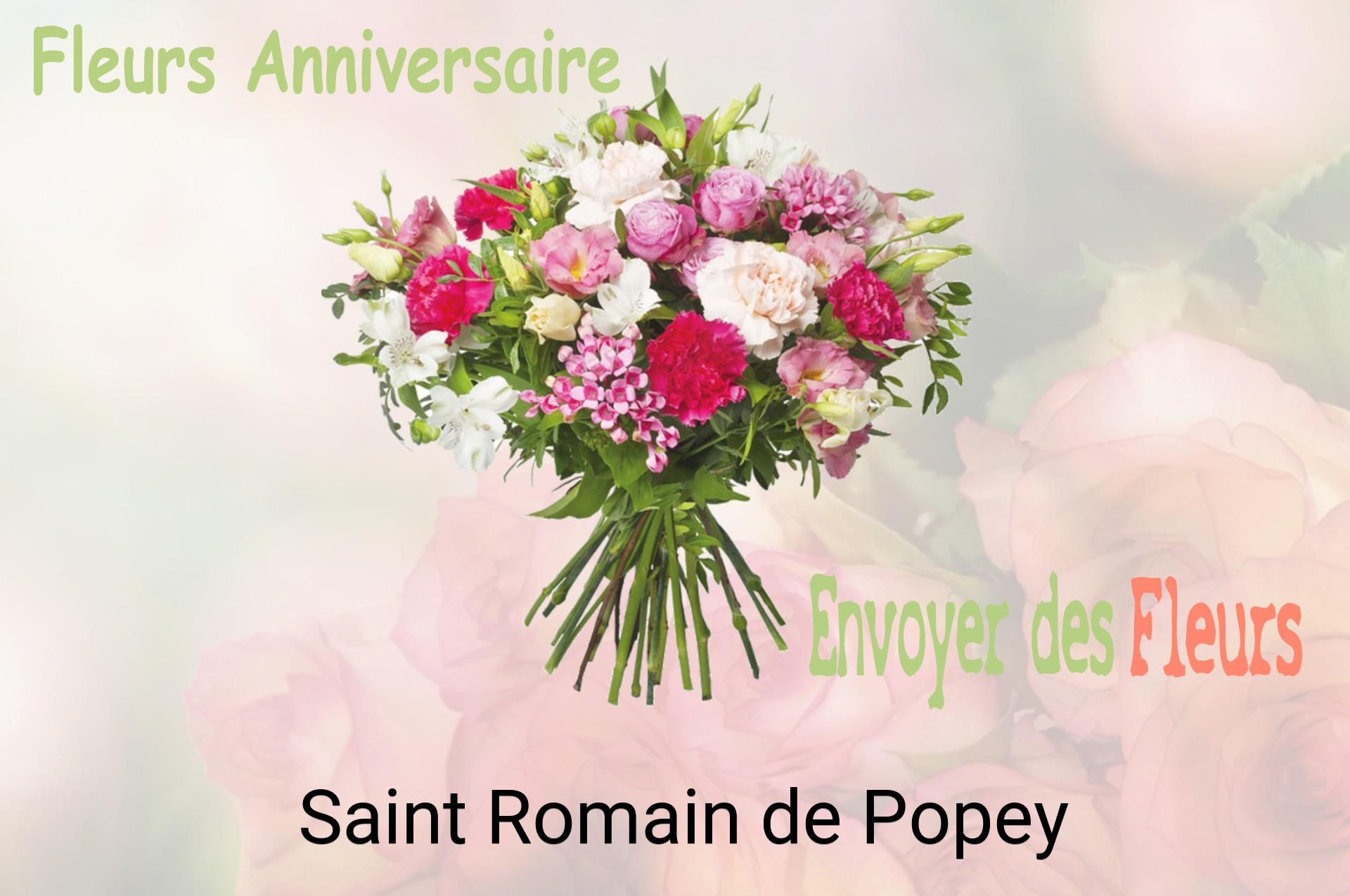 Bouquet de fleurs d’anniversaire livré à Saint-Romain-de-Popey
