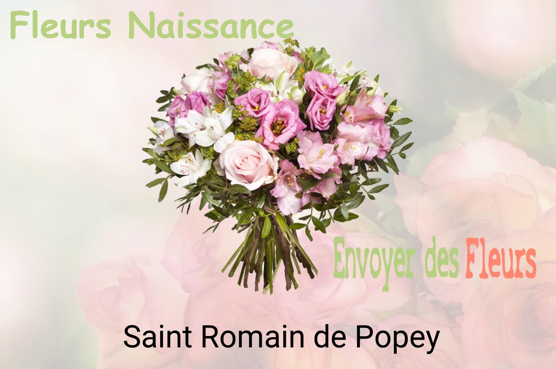 Bouquet de fleurs de naissance livré à Saint-Romain-de-Popey