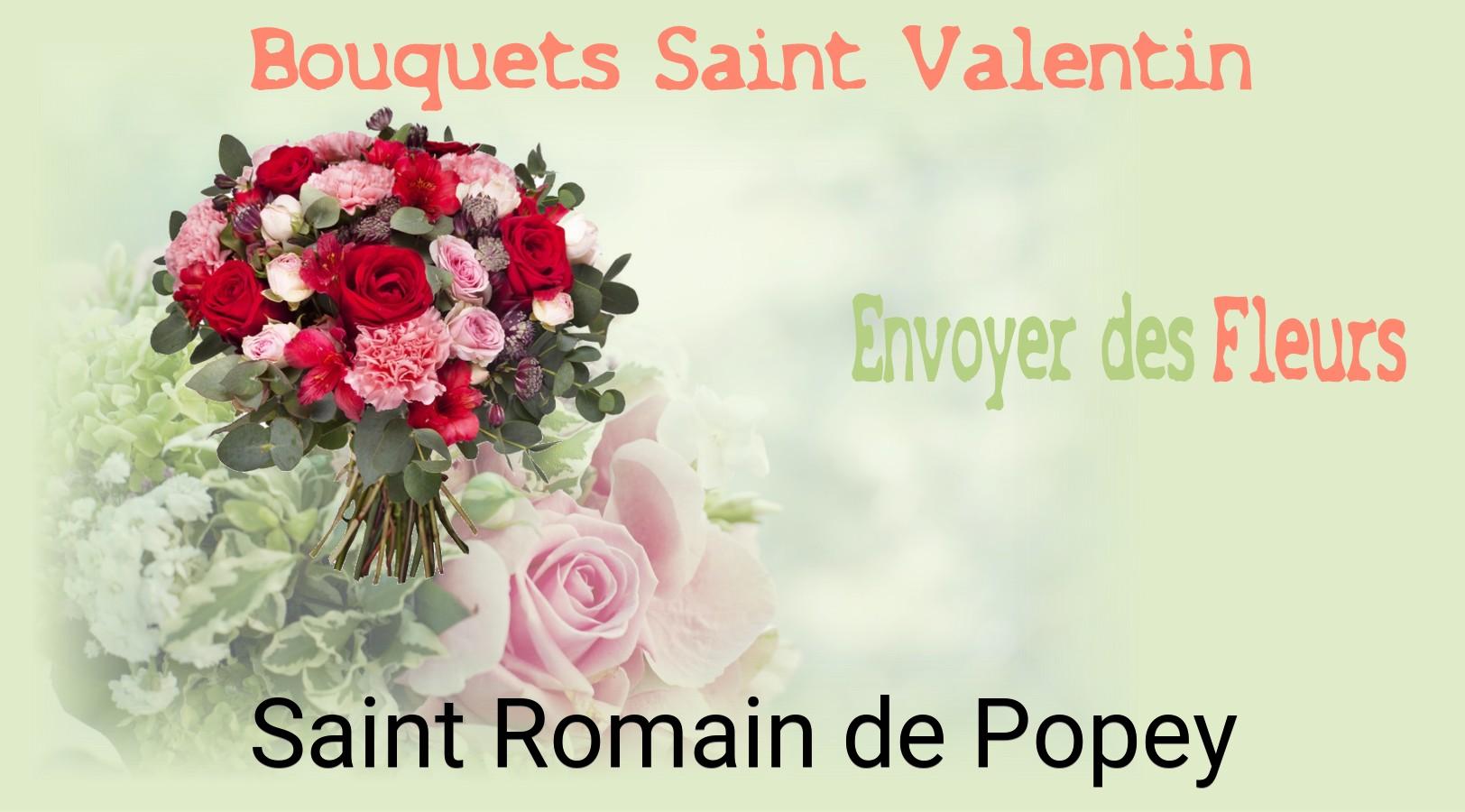 Roses de Saint-Valentin livrées à Saint-Romain-de-Popey
